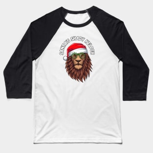 Santa's Shady Helper, Christmas humor Baseball T-Shirt